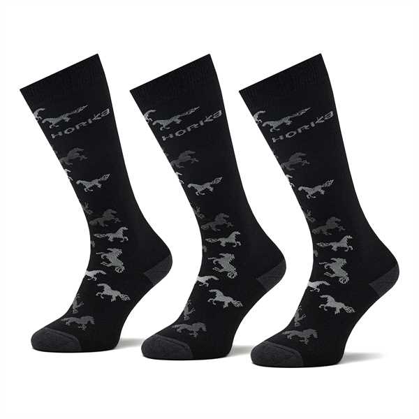 Ponožky Vysoké Unisex Horka Riding Socks 145450-0000-0203 Čierna