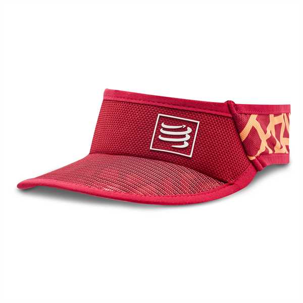 Šilt Compressport Spiderweb Ultralight Visor SULVISOR Bordová