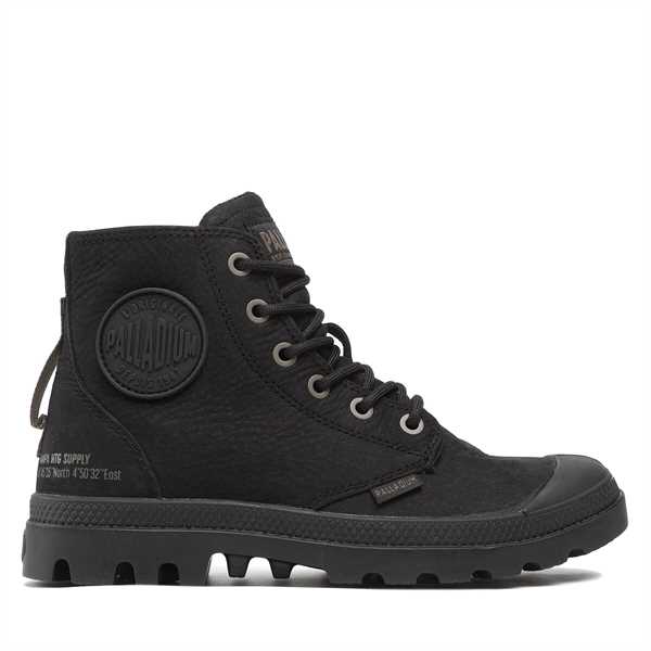 Outdoorová obuv Palladium Pampa Hi Supply Lth 77963-001-M Čierna