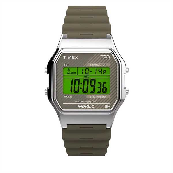 Hodinky Timex T80 TW2V41100 Kaki