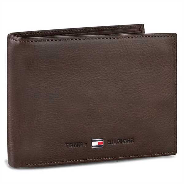 Veľká pánska peňaženka Tommy Hilfiger Johnson Cc Flap And Coin Pocket AM0AM00660/82566 Hnedá