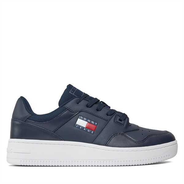 Sneakersy Tommy Jeans Tjm Retro Basket Ess EM0EM01395 Tmavomodrá