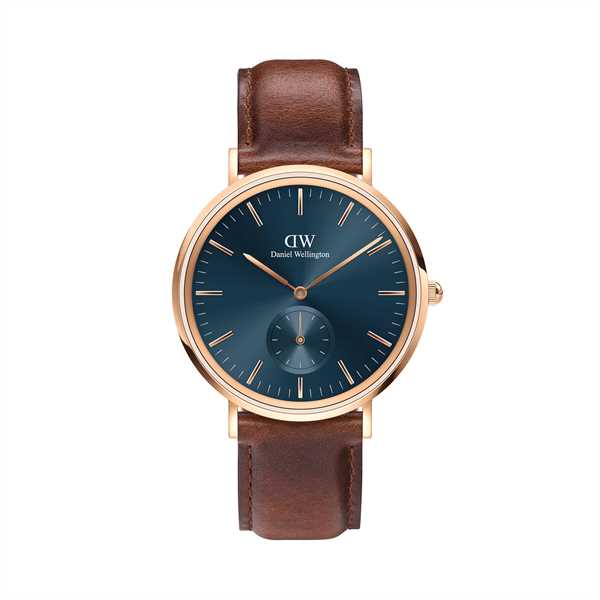 Hodinky Daniel Wellington Classic Multi-Eye St Maves Arctic DW00100708 Hnedá