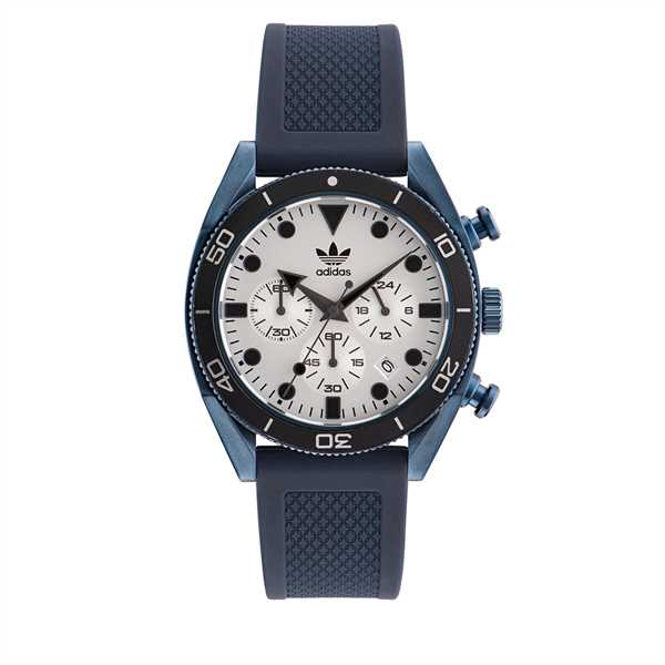 Hodinky adidas Originals Edition Two Chrono Watch AOFH23004 Modrá