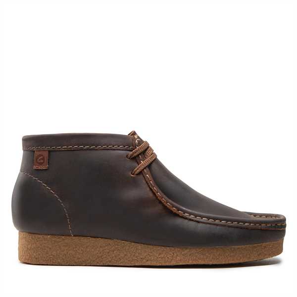 Šnurovacia obuv Clarks Shacre 261594367 Hnedá