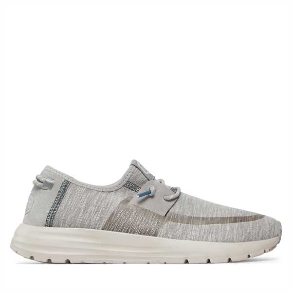 Sneakersy Hey Dude Sirocco Dual Knit 40184-007 Sivá