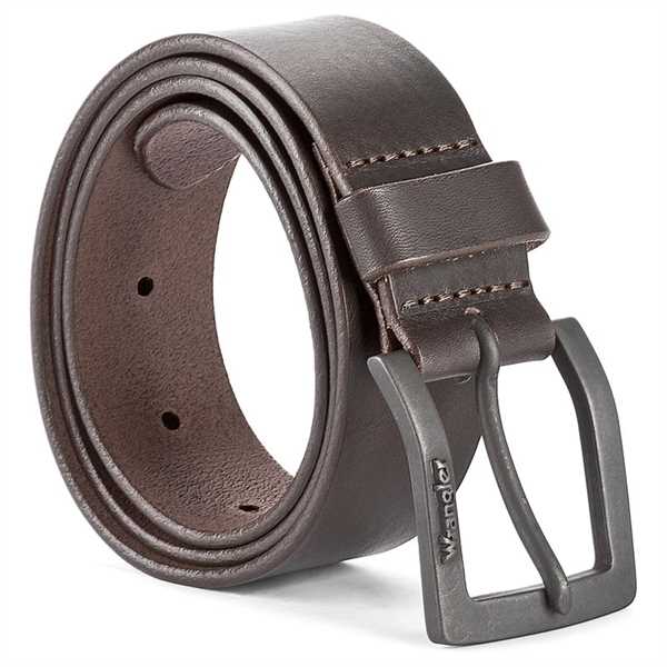 Pánsky opasok Wrangler Kabel Buckle W00108185 85 Hnedá