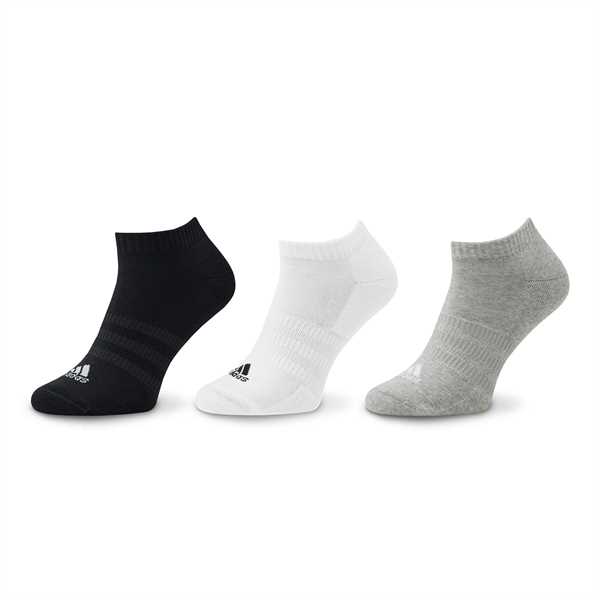 Ponožky Krátke Unisex adidas Cushioned Low-Cut Socks 3 Pairs IC1333 Sivá