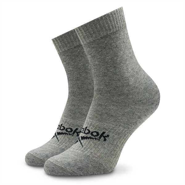 Ponožky Vysoké Unisex Reebok Active Foundation Quarter Socks GI0076 Sivá