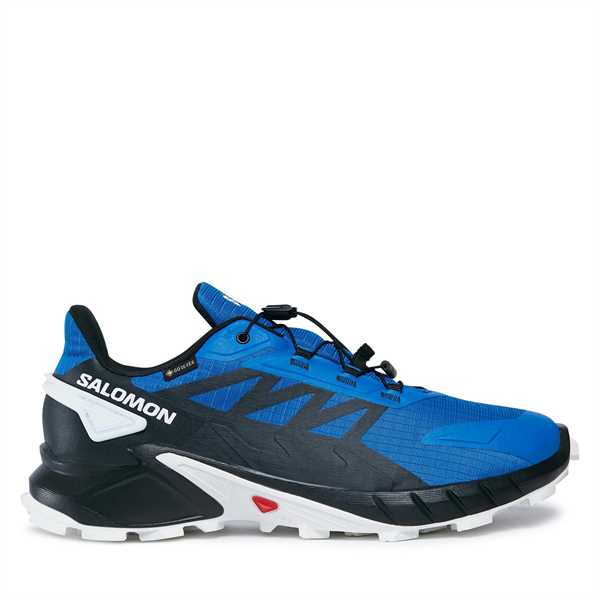 Bežecké topánky Salomon Supercross 4 GORE-TEX L47119600 Modrá