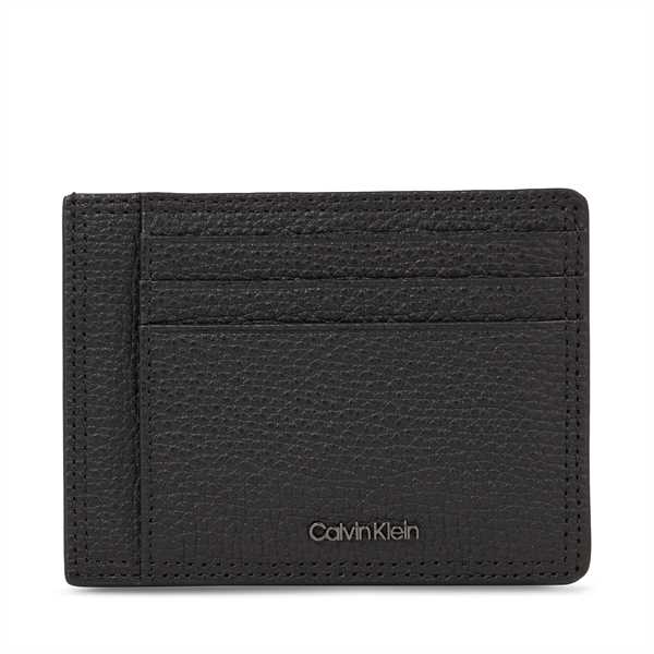 Puzdro na kreditné karty Calvin Klein Minimalism Id Cardholder K50K510908 Čierna