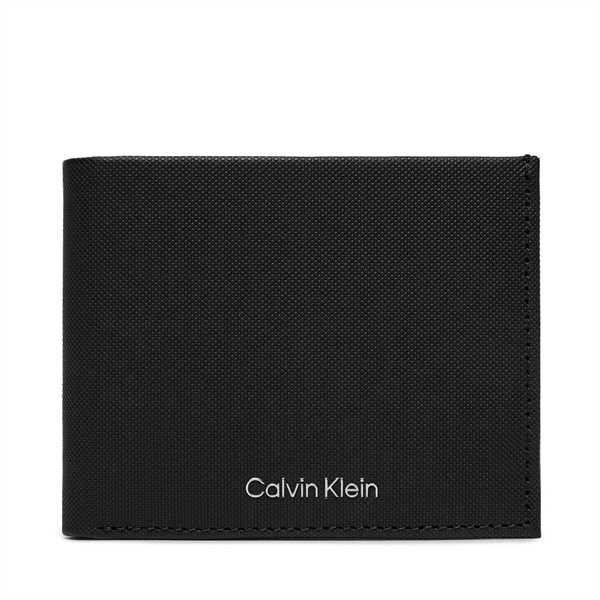 Veľká pánska peňaženka Calvin Klein Ck Must Bifold 6Cc W/Bill K50K511383 Čierna