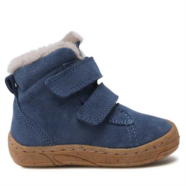 Čižmy Froddo Minni Suede Velcro G2110126-6 M Modrá