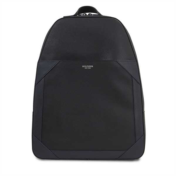 Ruksak Tommy Hilfiger Th Saffiano Backpack AM0AM12213 Čierna