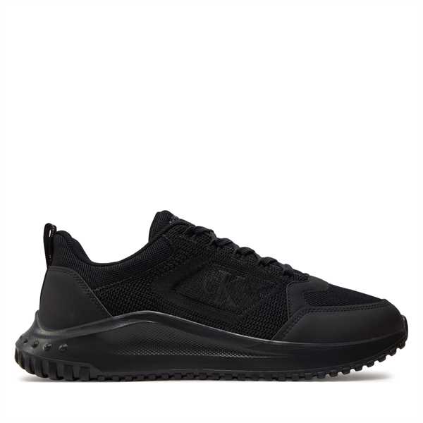 Sneakersy Calvin Klein Jeans Eva Runner Low Mix Mg Uc YM0YM00905 Čierna