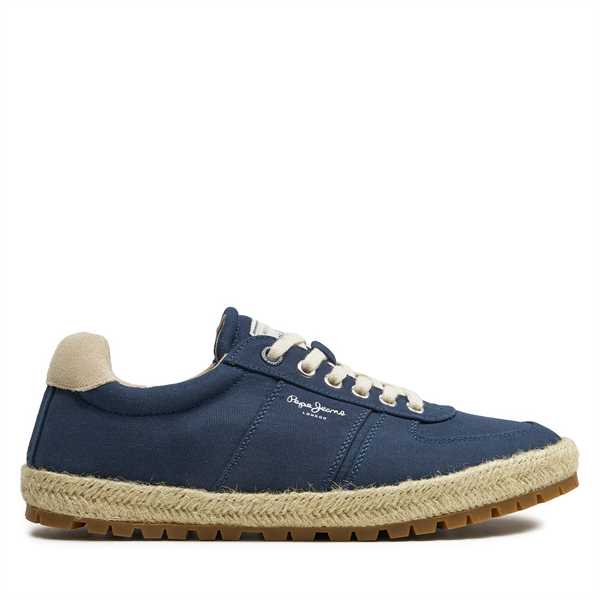 Espadrilky Pepe Jeans Drenan Sporty PMS10323 Tmavomodrá