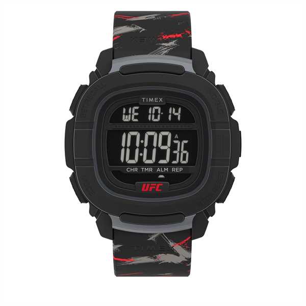 Hodinky Timex UFC Strength Shock XL TW2V85200 Čierna