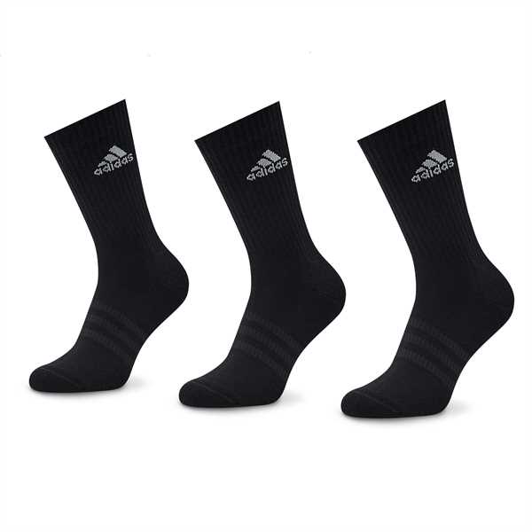 Ponožky Vysoké Unisex adidas Cushioned Crew Socks 3 Pairs IC1310 Čierna