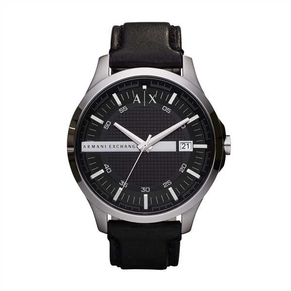 Hodinky Armani Exchange Hampton AX2101 Čierna