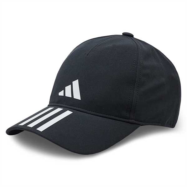 Šiltovka adidas 3-Stripes AEROREADY Running Training Baseball Cap IC6520 Čierna