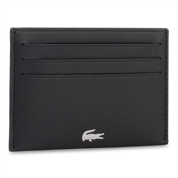 Puzdro na kreditné karty Lacoste Credit Card Holder NH1346FG Čierna