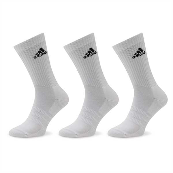 Ponožky Vysoké Unisex adidas Cushioned Crew Socks 3 Pairs HT3446 Biela