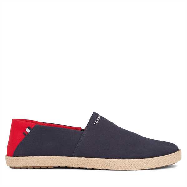 Espadrilky Tommy Hilfiger Hilfiger Espadrille Core Textile FM0FM04981 Tmavomodrá