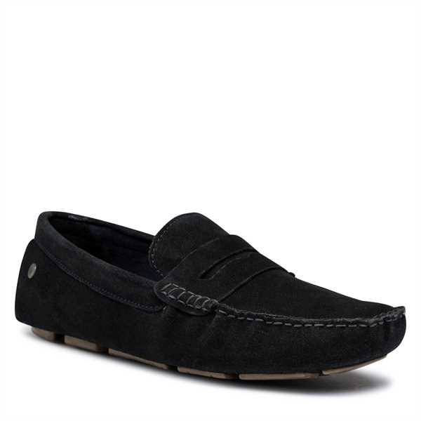 Mokasíny Jack&Jones Jfwjensen Suede Loafer 12203636 Tmavomodrá