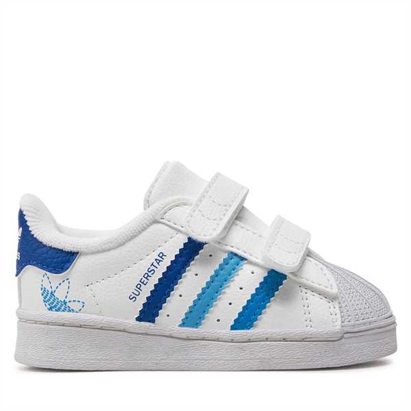 Sneakersy adidas Superstar Kids IF3599 Biela