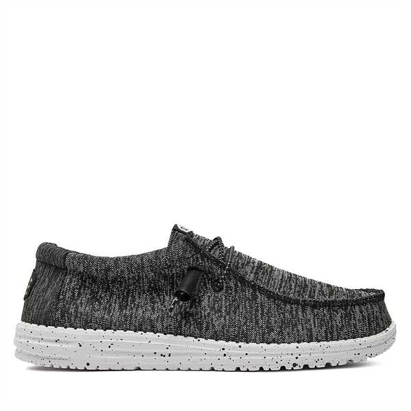 Poltopánky Hey Dude Wally Sport Knit 40536-066 Čierna