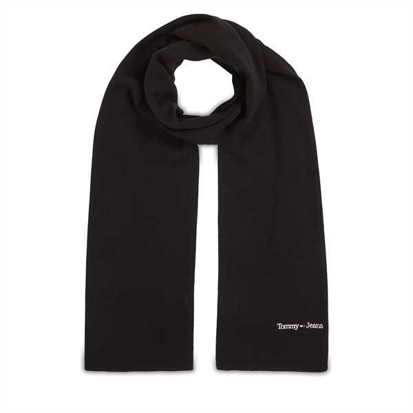 Šál Tommy Jeans Tjm Sport Scarf AM0AM11703 Čierna