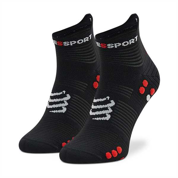 Ponožky Vysoké Unisex Compressport Pro Racing Socks V4.0 Run Low XU00047B_906 Čierna