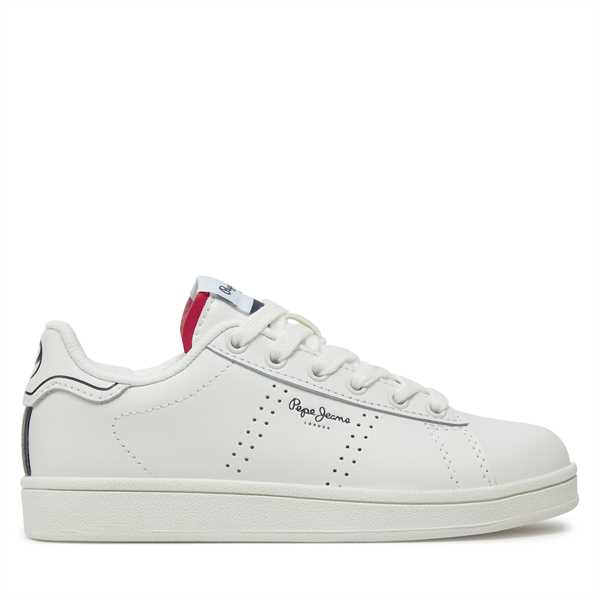 Sneakersy Pepe Jeans Player Basic B PBS00001 Biela