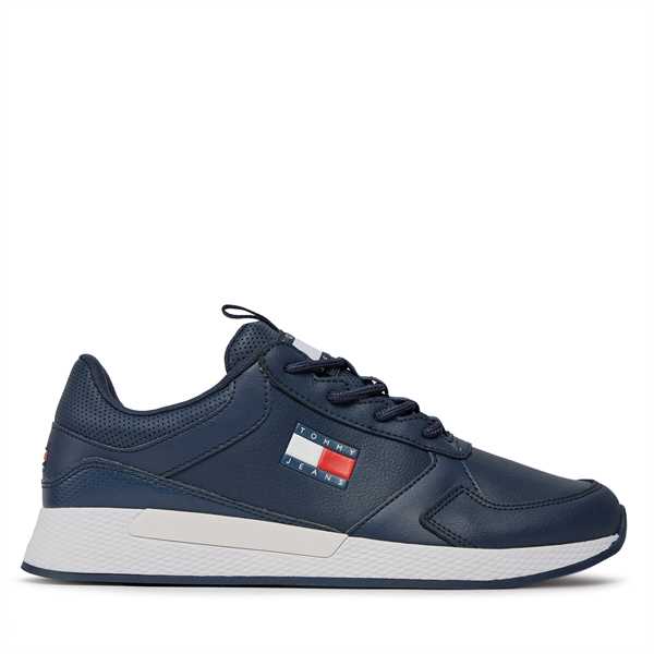 Sneakersy Tommy Jeans Flexi Runner EM0EM01409 Tmavomodrá