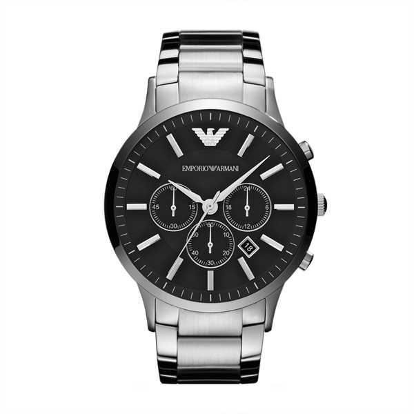 Hodinky Emporio Armani AR2460 Strieborná