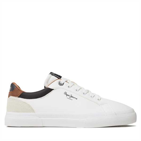 Sneakersy Pepe Jeans Kenton Court PMS30839 Biela