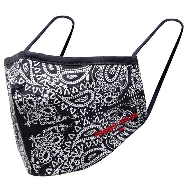 Látkové rúško Tommy Jeans Tjm Bandana Face Cover AM0AM07681 Čierna