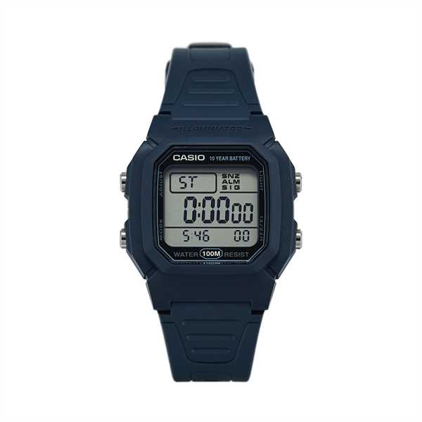 Hodinky Casio Digital W-800H-2AVES Tmavomodrá