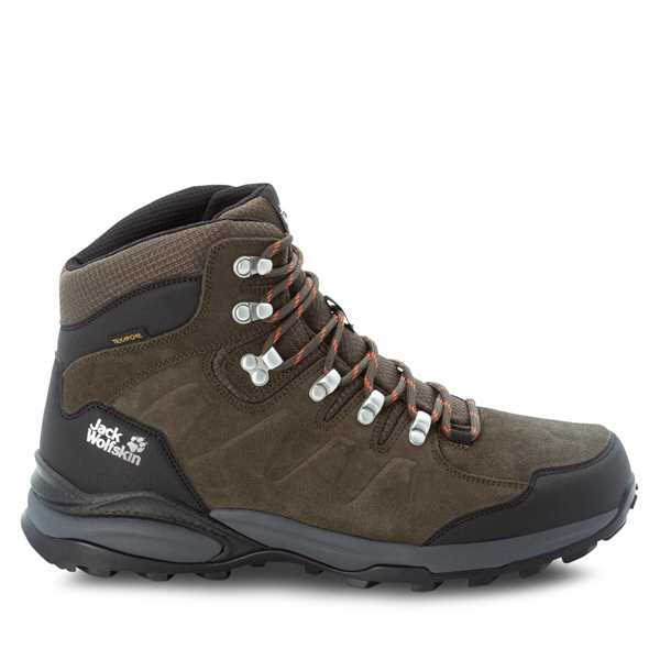 Trekingová obuv Jack Wolfskin Refugio Texapore Mid M 4049841 Kaki