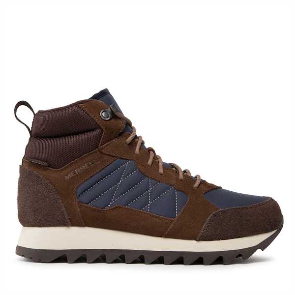 Šnurovacia obuv Merrell Alpine Sneaker Mid Plr Wp 2 J004295 Hnedá