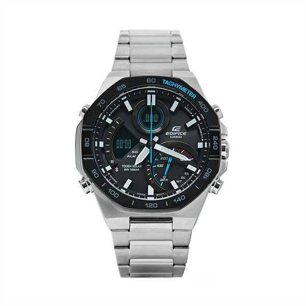 Hodinky Casio Edifice Racing ECB-950DB-1AEF Strieborná