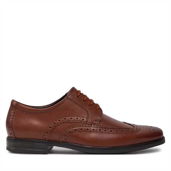 Poltopánky Clarks Howard Wing 261612547 Hnedá