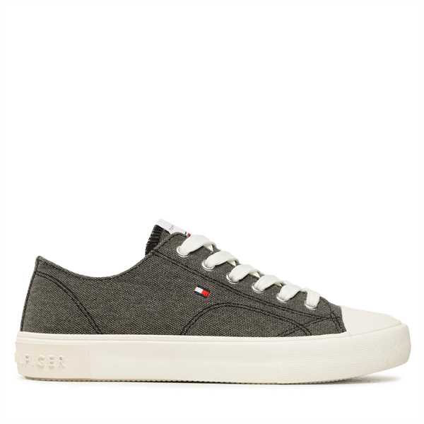 Plátenky Tommy Hilfiger Low Cut Lce-Up T3X9-32827-0890 S Čierna