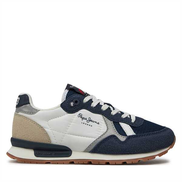 Sneakersy Pepe Jeans Brit Young B PBS40003 Tmavomodrá