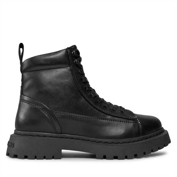 Šnurovacia obuv Tommy Jeans Tjm Lace Up Boot EM0EM01363 Čierna