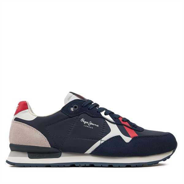 Sneakersy Pepe Jeans Brit Road M PMS40007 Tmavomodrá