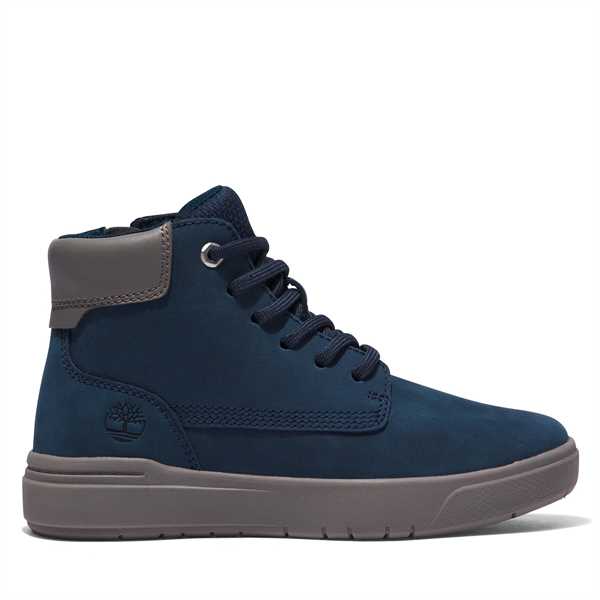 Šnurovacia obuv Timberland Seneca Bay 6In Side Zip TB0A2MBY0191 Tmavomodrá