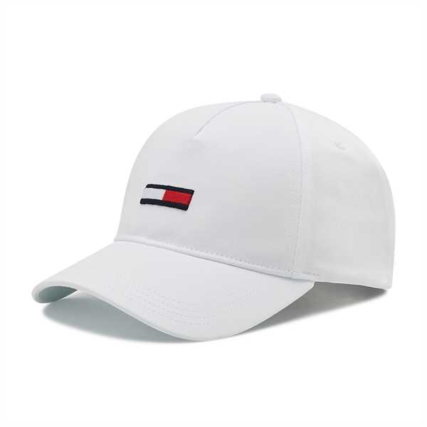 Šiltovka Tommy Jeans Tjm Flag Cap AM0AM08496 Biela