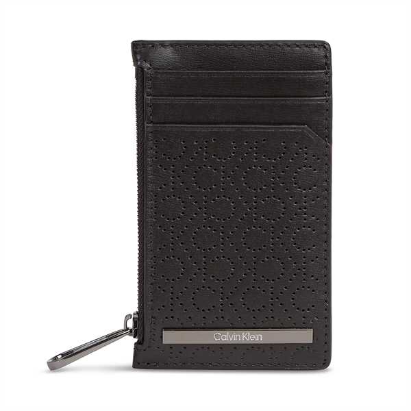 Puzdro na kreditné karty Calvin Klein Modern Bar Ns Cardholder 6Cc K50K511837 Čierna