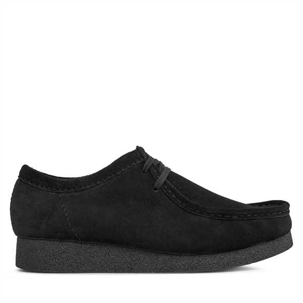 Poltopánky Clarks Wallabee Evo 261728207 Čierna